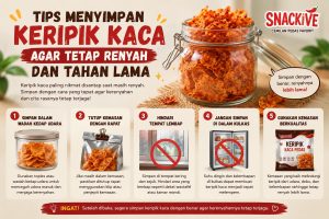 Tips menyimpan keripik kaca agar tetap renyah dan tahan lama